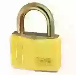 T84 Series 40mm Brass Shackle Rustproof Padlock Yellow (Keyed Alike)